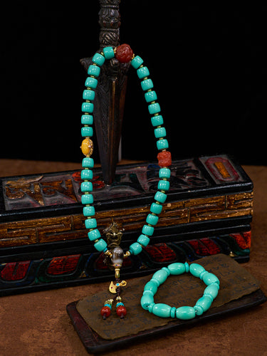 Tranquil Energy of the Himalayas Magnesite Bracelet