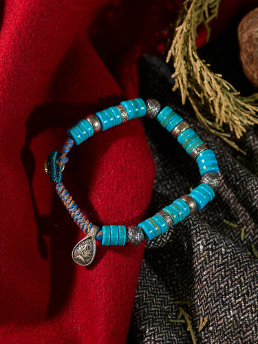 Turquoise Harmony Bracelet | Spiritual Protection, Vitality, and Balance
