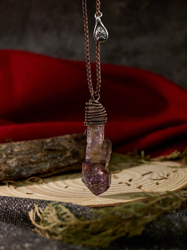 Spiritual Energy Super 7 Amethyst Pendants