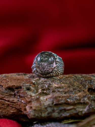 Mystical Spirit Phantom Ring – Ghost Stone in Sterling Silver