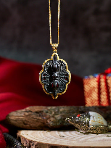 Tibetan Guardian Butterfly Phurba Thokcha Pendant