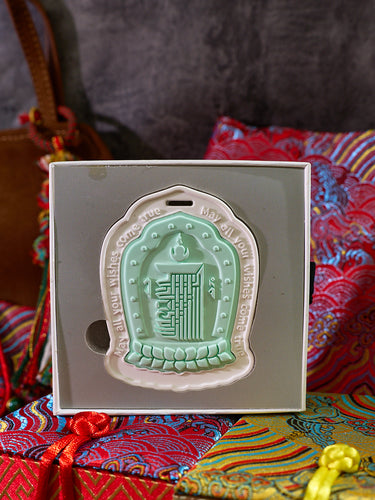 Tibetan Mantra Scented Plaque - Uplifting Aromas for Mind & Space
