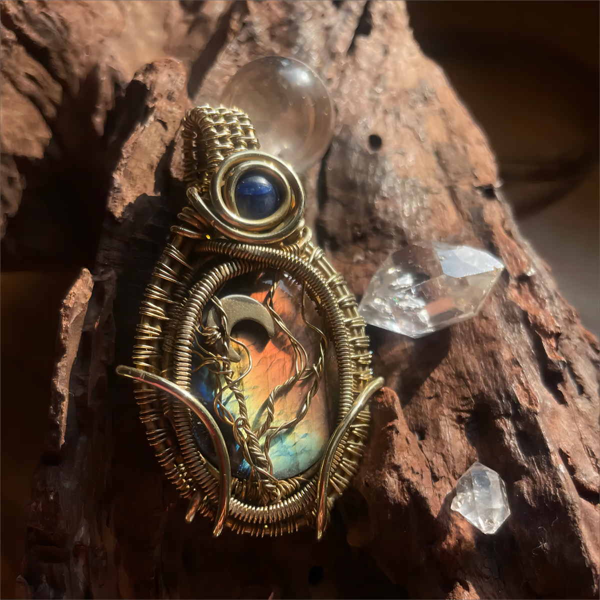 Peace Energy Labradorite Pendants