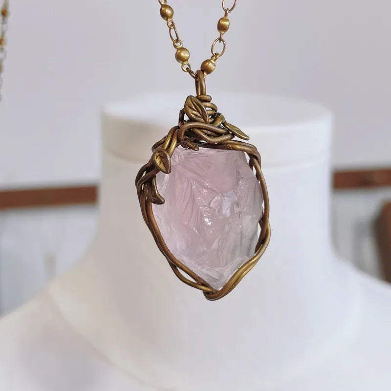 Love Energy Rose Quartz Pendants