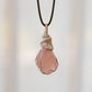 Love Energy Rose Quartz Pendants