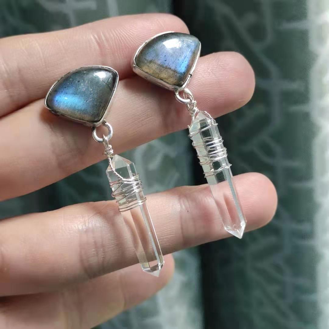 Peace Energy Labradorite Earrings