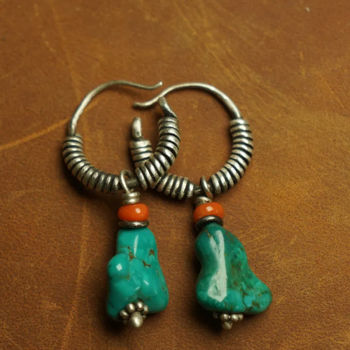 Healing Energy Turquoise Earrings