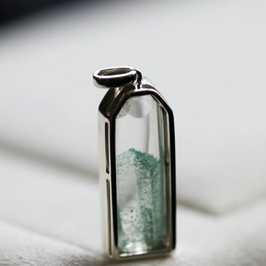 Wealth Energy Green Phantom Quartz Pendants