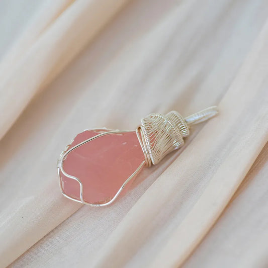 Love Energy Rose Quartz Pendants