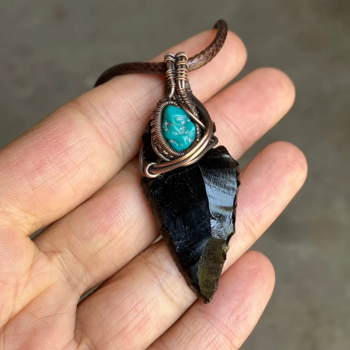 Protective Energy Obsidian Pendants