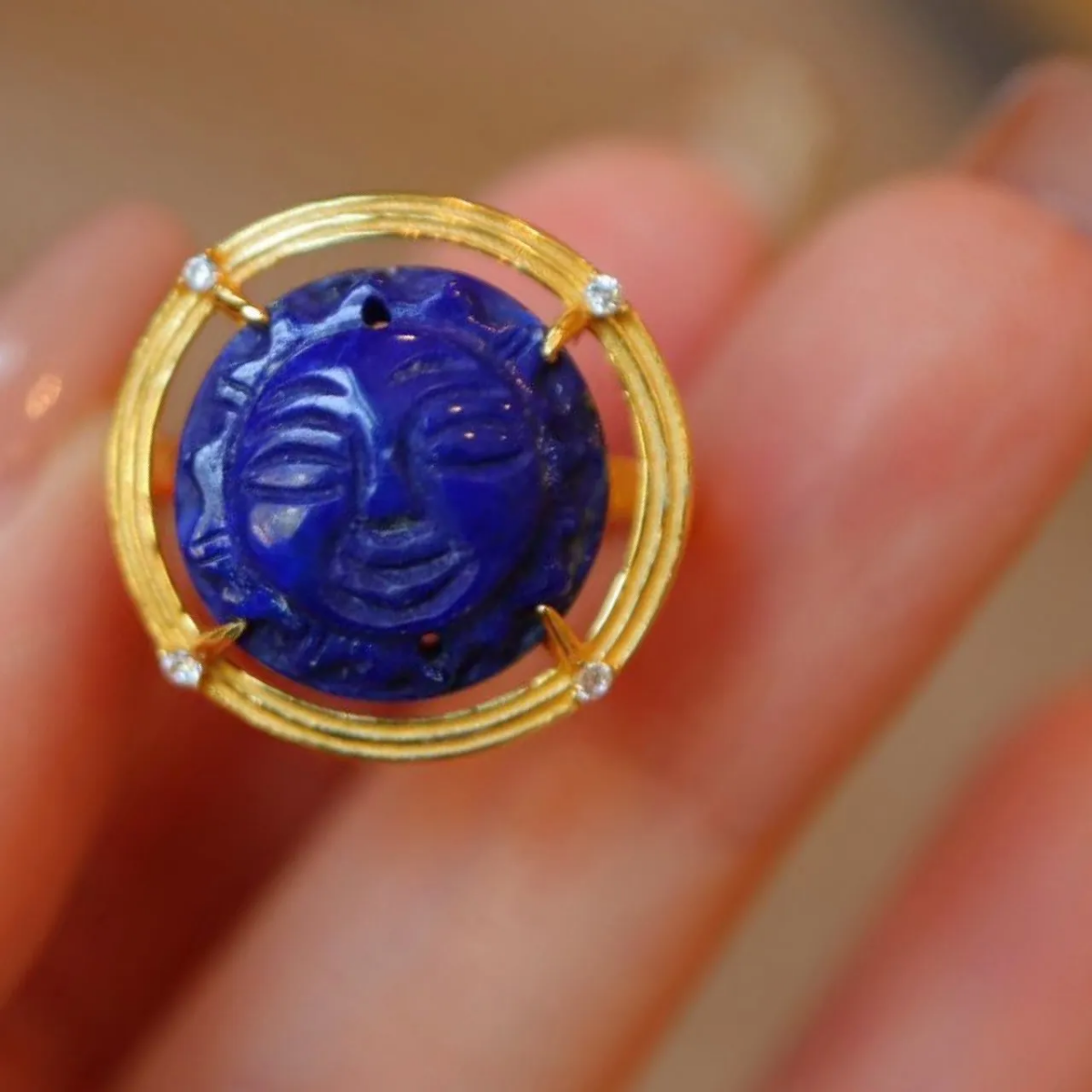 Lucky Energy Lapis Lazuli Rings