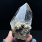 Purifying Quartz Crystal Kailash Energy with Himalayan White Quartz Crystal pyramid-shaped raw stone