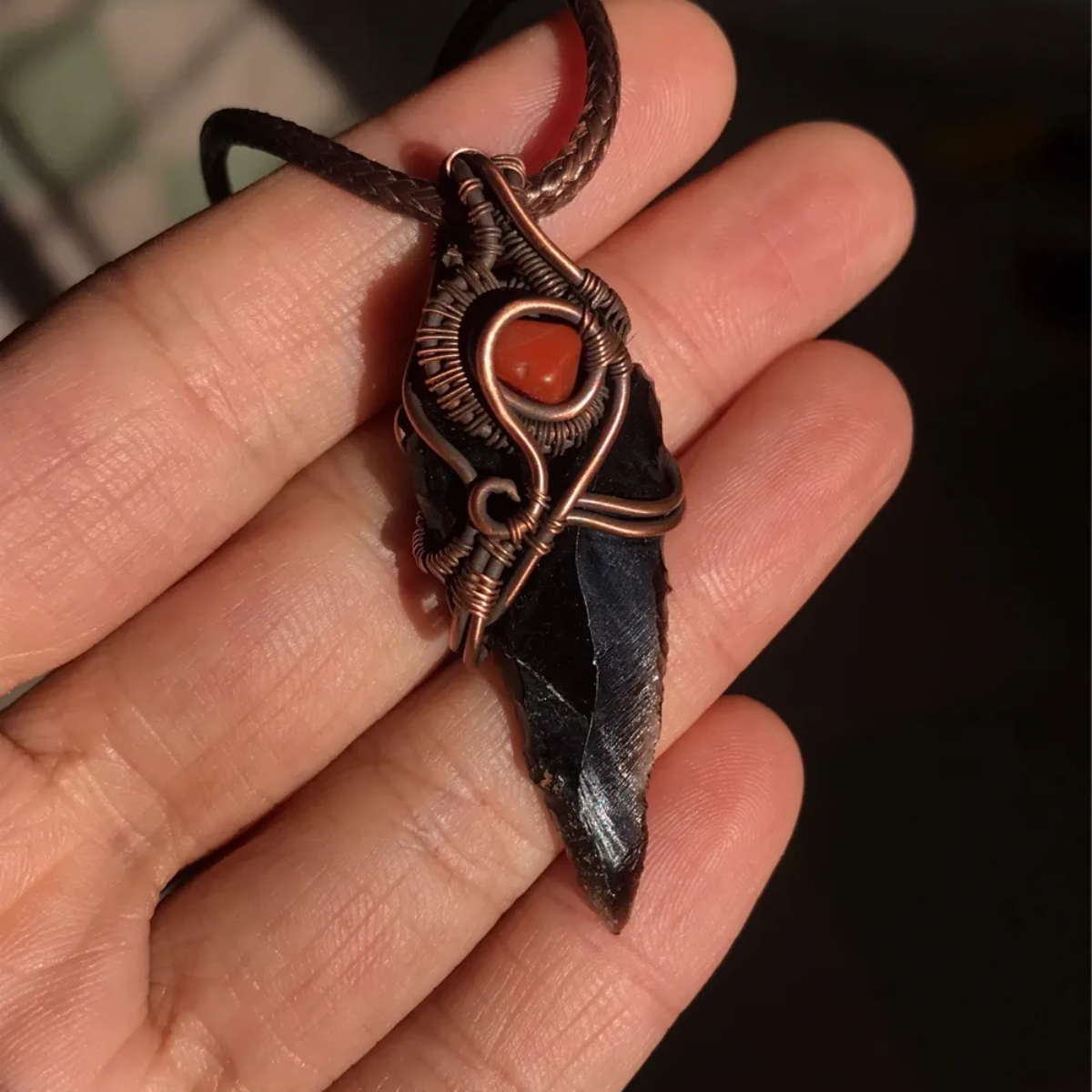 Protective Energy Obsidian Pendants