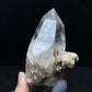 Purifying Quartz Crystal Kailash Energy with Himalayan White Quartz Crystal pyramid-shaped raw stone