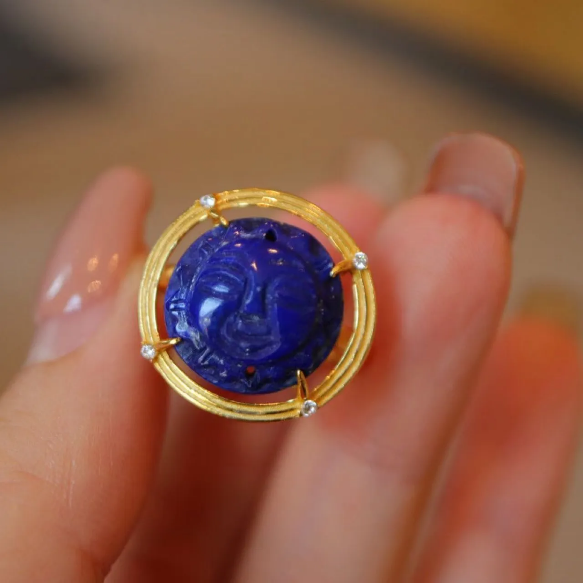 Lucky Energy Lapis Lazuli Rings