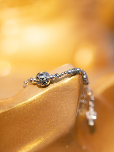 Karmic Purification Silver Blessing Bracelet