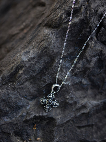 Vajra Cross Eye Necklace