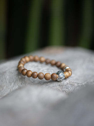 Hundred Syllable Mantra Agarwood Bracelet