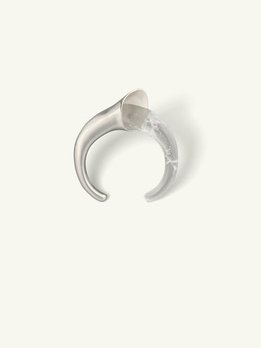 Sacred Crystal Horn Cuff Bracelet