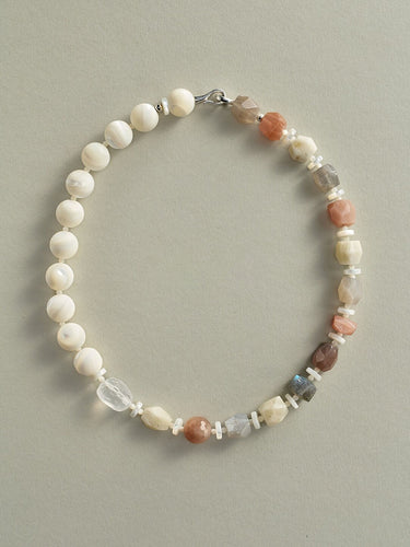 Lunar Tranquility Gemstone Necklace