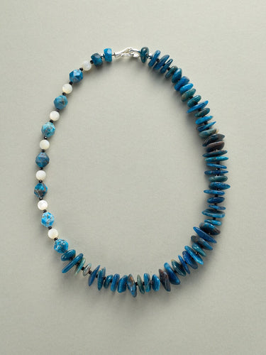 Celestial Guardian Apatite & Onyx Necklace