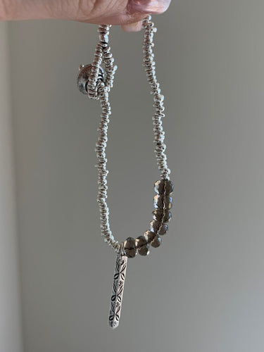 Smoky Serenity Crystal Bracelet