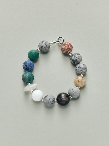 Guardian Pulse Obsidian & Phoenix Stone Bracelet