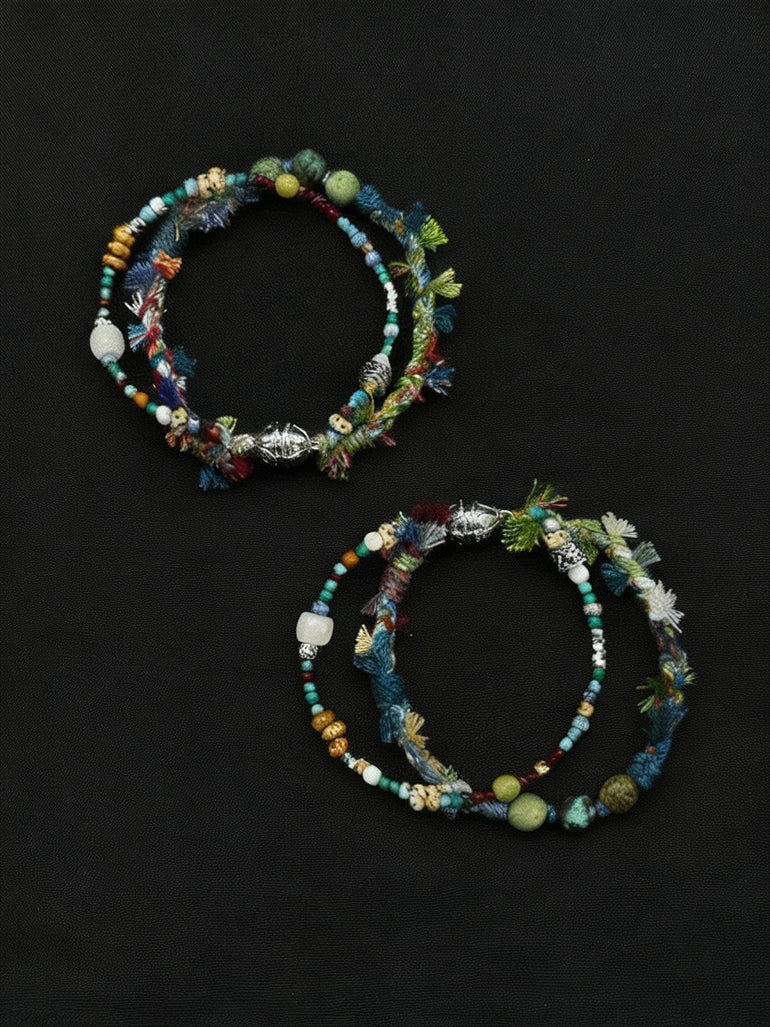 Courage Flame Woven Bracelet