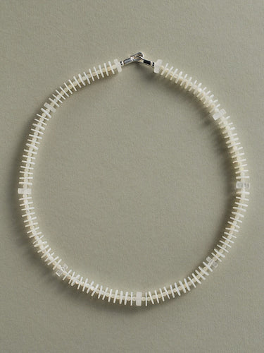 Sacred Stillness Shell & Quartz Necklace