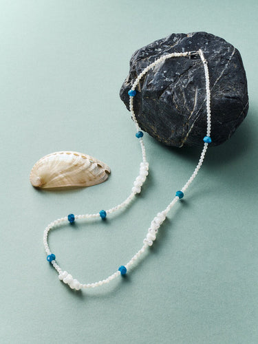 Azure Tranquility Gemstone Necklace