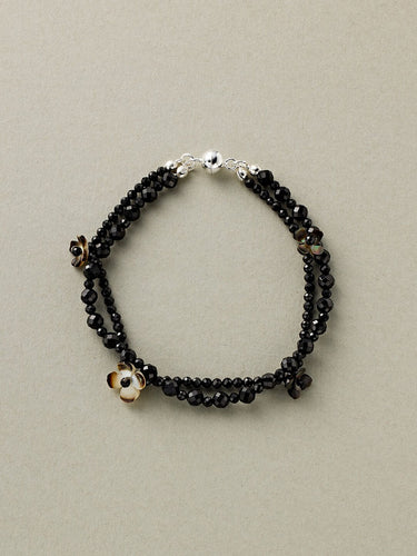 Midnight Bloom Protection Bracelet