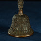 Qing Dynasty Five-Pronged Vajra Demon Subduing Bell Tibetan Dharma Weapon Copper Managing Tibet