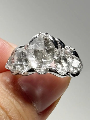 Healing Vitality Crystal Ring | Sterling Silver Energy Jewelry