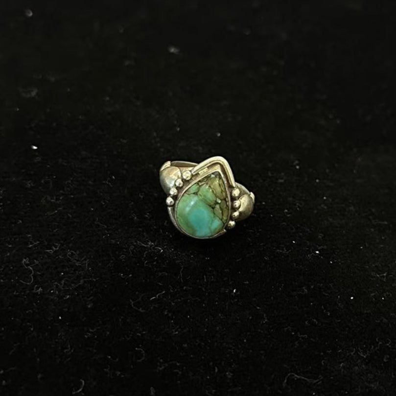 Prosperity Essence Turquoise Silver Ring