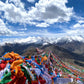 Mount Kailash Hangs Prayer Flags For Energy Blessing