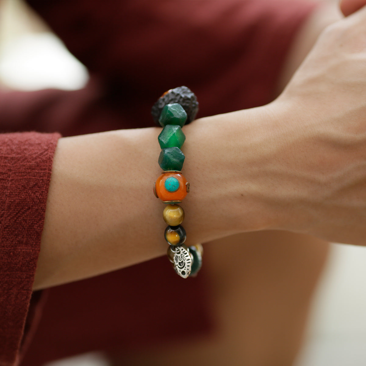 Peace Energy Tibetan Treasures Bracelet