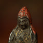 Qing Dynasty Tibetan Antique Statue Padmasambhava Round Sculpture Lima Copper Dzogchen Monastery