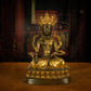 Qing Dynasty Tibetan Antique Statue Large Abundance Tara Tibetan Gilt Labrang Monastery