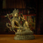 Qing Dynasty Tibetan Antique Statue Thinking Avalokiteshvara Lima Copper Gyirong Lakang Monastery