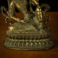 Qing Dynasty Tibetan Antique Statue Thinking Avalokiteshvara Lima Copper Gyirong Lakang Monastery