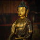 Qing Dynasty Tibetan Antique Statue Shakyamuni Buddha Copper Tibet