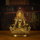 Qing Dynasty Tibetan Kṣitigarbha Copper Statue Abundance Offering from Nyingma Vajra Monastery Antique Collection