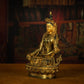 Qing Dynasty Tibetan Kṣitigarbha Copper Statue Abundance Offering from Nyingma Vajra Monastery Antique Collection