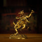 Qing Dynasty Tibetan Antique Statue Simhamukha Dakini Gilded Tibet