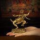 Qing Dynasty Tibetan Antique Statue Simhamukha Dakini Gilded Tibet