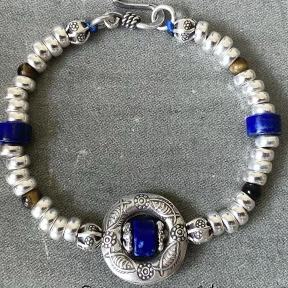 Heart of the Warrior Lapis Lazuli Bracelet