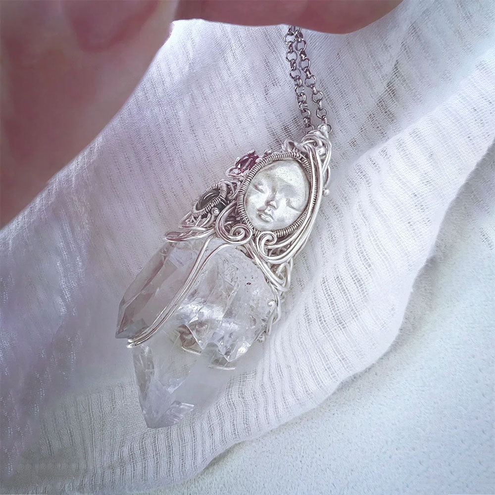 Healing Energy Clear Quartz Pendants