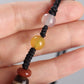 Awakening Three Eyes Dzi Beads Tibetan Necklace Natural agate chalcedony