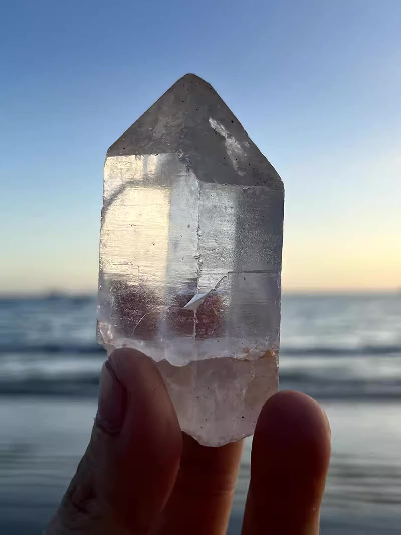 Tibet Angel Quartz Crystal White Raw Crystal Awakens Angelic Energy