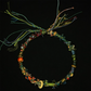 Calm Essence Bracelet – Handwoven Tibetan Cotton with Spiritual Beads